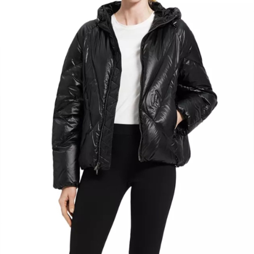 Theory Angular Down Puffer Jacket. Nwot Condition… - image 2